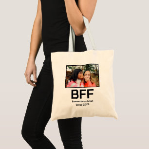 Bolso De Tela Personalizado mejor amigo moderno para siempre fot