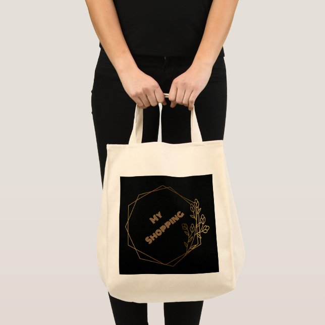 Bolso De Tela Personalizado Mi compra Texto de imagen Estilo Tot (Anverso (producto))