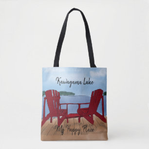 Bolso De Tela Personalizado Mi Feliz Lugar
