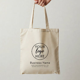 Bolso De Tela Personalizado Minimalista con logotipo profesional
