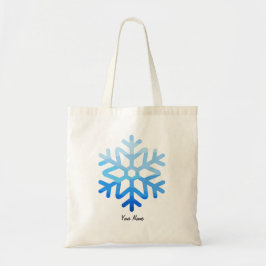 Bolso De Tela Personalizado Mínimo Guay Estético Copo de Nieve A