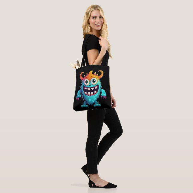 Bolso De Tela Personalizado Monster (Puesto)