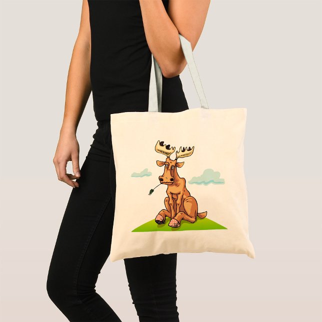 Bolso De Tela Personalizado Moose Tote Bag (Subido por el creador)