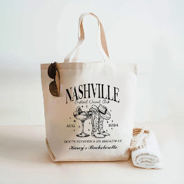 Bolso De Tela Personalizado Nashville Bachelorette Rodeo Cocktai