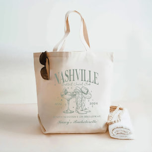 Bolso De Tela Personalizado Nashville Bachelorette Rodeo Cocktai