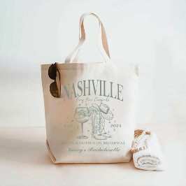 Bolso De Tela Personalizado Nashville Bachelorette Rodeo Cocktai