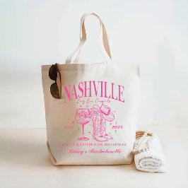Bolso De Tela Personalizado Nashville Bachelorette Rodeo Cocktai