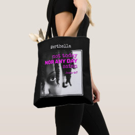 Bolso De Tela Personalizado NO HOY SATAN