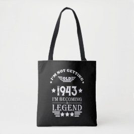 Bolso De Tela Personalizado ochenta años de 80 años
