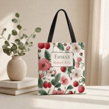 Personalizado para Ella Fresa Floral Cottagecore