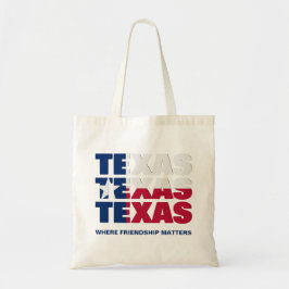 Bolso De Tela Personalizado patriótico TEXAS FLAG