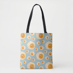 Bolso De Tela Personalizado Patrón Huevos Comida Cuta