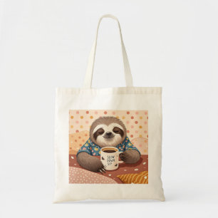 Bolso De Tela Personalizado perezoso con ojos somnolientos exage