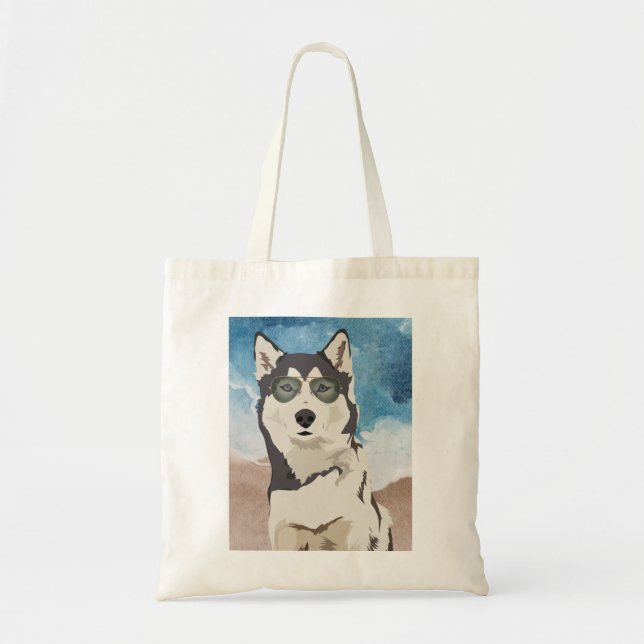 Bolso De Tela Personalizado Perro Mascota Tote Bag (Frente)