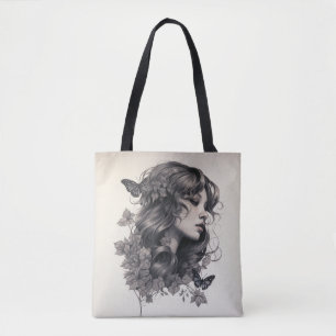 Bolso De Tela Personalizado personalizada Champagne Boda de Marf