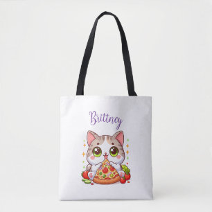 Bolso De Tela Personalizado personalizado de Kawaii para comer p