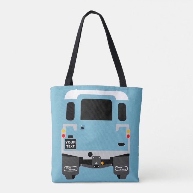 BOLSO DE TELA PERSONALIZADO PERSONALIZAR EL ROVER AZUL DE TIERRA (Reverso)