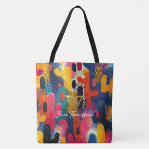 Bolso De Tela Personalizado: Pop Art Panache Tote personalizado