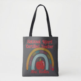 Bolso De Tela Personalizado Profesor Rainbow Gift Consejo Nacion