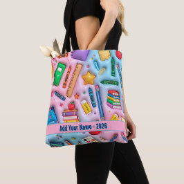 Bolso De Tela Personalizado Regreso a Clases 2026