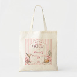 Bolso De Tela personalizado Rosa Lux Despedida de soltera bridal