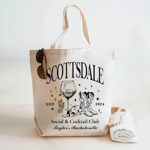 Bolso De Tela Personalizado Scottsdale Bachelorette Party Brides