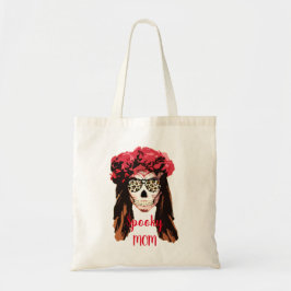 Bolso De Tela Personalizado Spooky MOM Broom Funny Gift Guay Est