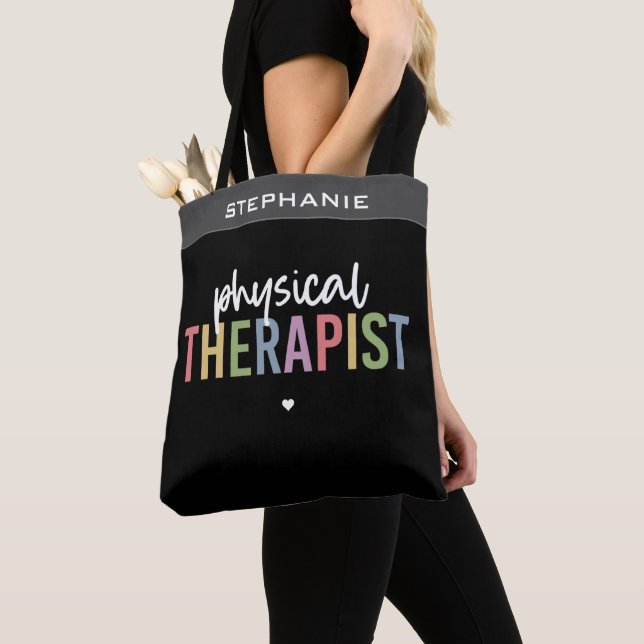 Bolso De Tela Personalizado Terapia Física PT Graduación (Detalle)