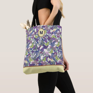 Bolso De Tela Personalizado Tote Bag con Bonito de mariposa con
