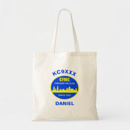Bolso De Tela Personalizado Tote Bag con Callsign & Name (opcion