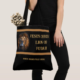 Bolso De Tela Personalizado Tote Bag Jesucristo León De Judá