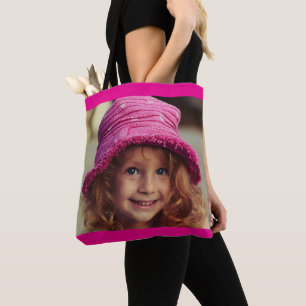 Bolso De Tela PERSONALIZADO Tote FOTOGRÁFICO DE SUS HIJOS