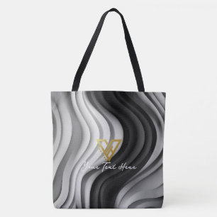 Bolso De Tela Personalizado: Tote Personalizado Serene Swirls