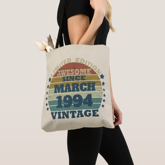 Bolso De Tela Personalizado Treinta fiesta de 30 años (Detalle)