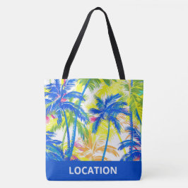 Bolso De Tela personalizado "tropical"