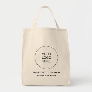 Bolso De Tela Personalizado Tu Negocio Tu Plantilla De Logotipo 