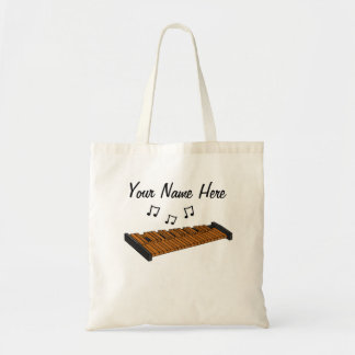 Bolso De Tela Personalizado xilófono Tote Bag música percussioni
