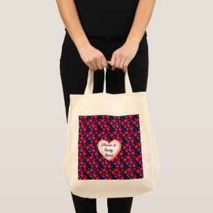 Bolso De Tela Personalizado y hecho a medida Mariposa Cereza Lin