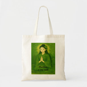 Bolso De Tela Personalizado Zen Meditación Whimsical Art Mindnes