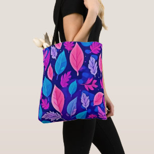 Bolso De Tela Personalizados caprichosos: morado y rosado