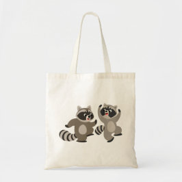 Bolso De Tela Personalizados de baile lindo Raccoons
