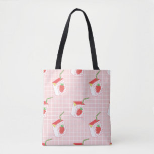 Bolso De Tela Personalizados de fresa de leche: Patrones jugueto