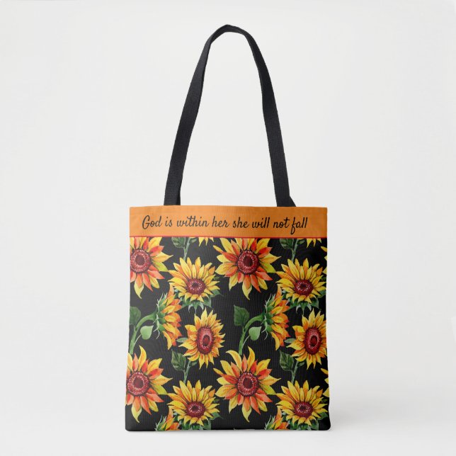 Bolso De Tela Personalizar cotización/nombre otoño (Anverso)