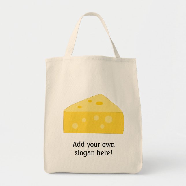 Bolso De Tela Personalizar de este gráfico de Big Cheese (Frente)