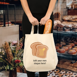 Bolso De Tela Personalizar de este gráfico de tostadas con mante