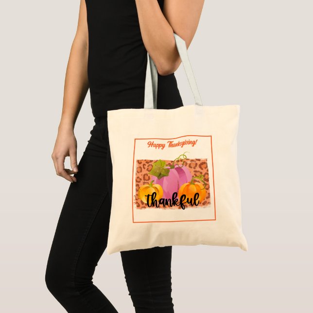 Bolso De Tela Personalizar de otoño de agradecimiento (Anverso (producto))