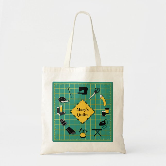 Bolso De Tela Personalizar de tiempo de inclinación de la etique (Frente)