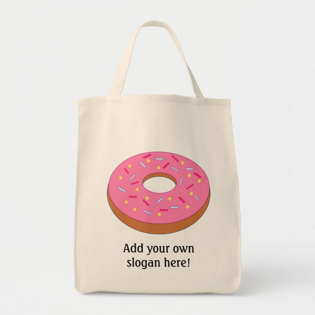Bolso De Tela Personalizar este gráfico de anillos de anillos (Frente)