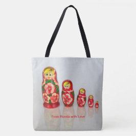 Bolso De Tela Personalizar las muñecas apiladas rusas Matryoshka