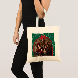 Bolso De Tela Personalized Christmas Tote Bag with Custom Photo